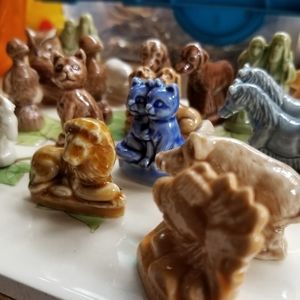 A lot of 20 vintage Wade England ceramic animal figurines
